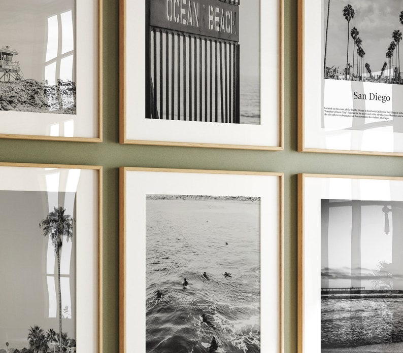 San Diego Set 16x20 Beach Print Set California Decor Print - Etsy