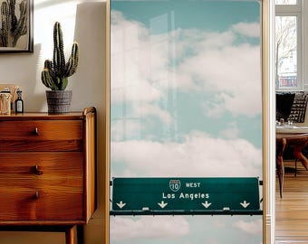Los Angeles Freeway Poster I-10 California Highway Wall Art