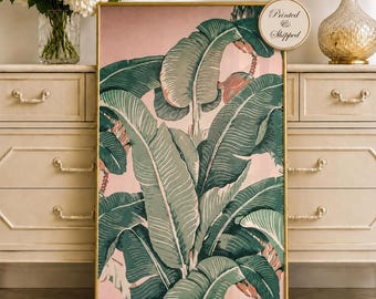 Banana Leaf Poster Beverly Hills Tropical Wall Art