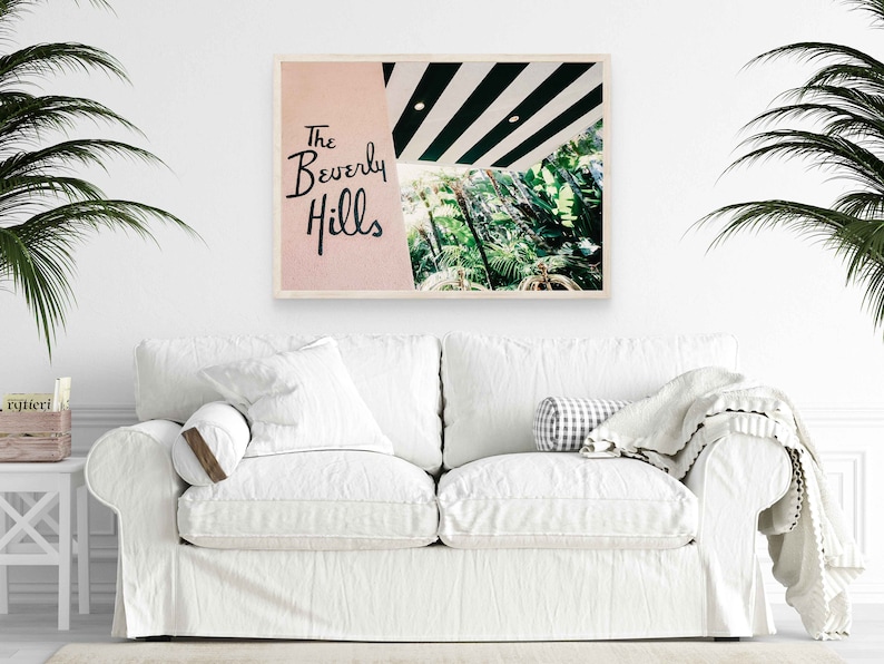 Beverly Hills Hotel Old Hollywood Decor Beverly Hills Hotel Etsy