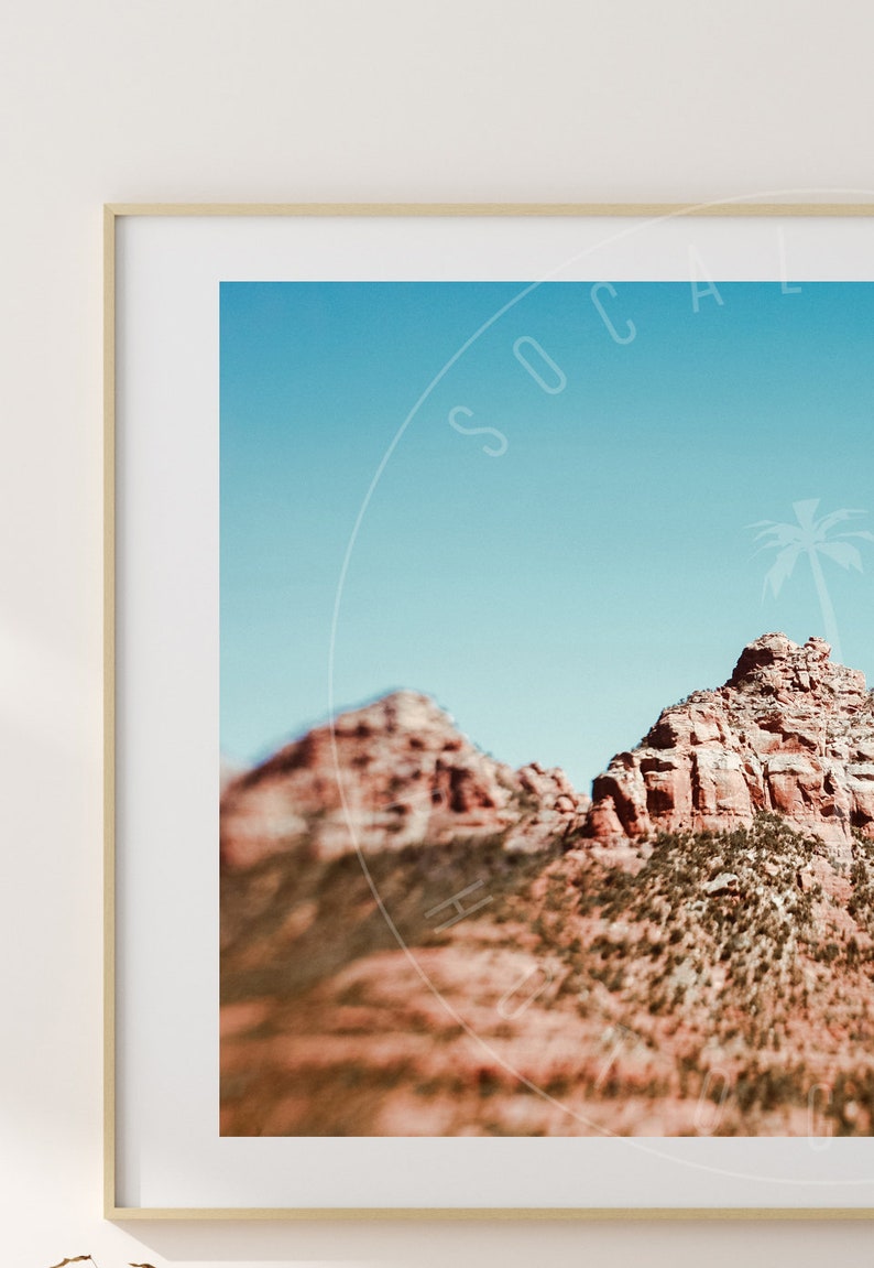 Sedona Art desert photography Sedona Print desert print southwest print Sedona Gift Sedona Arizona boho print red rock Sedona