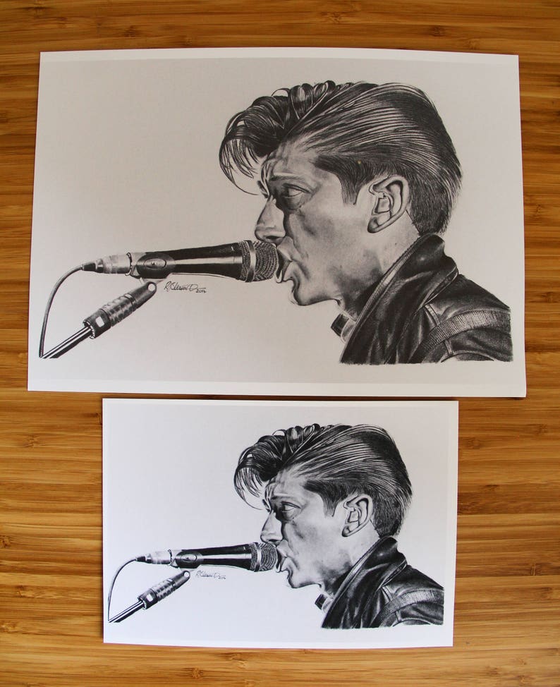 Alex Turner A4/A5 Print of an Original Drawing by Robert J Stewart Etsy