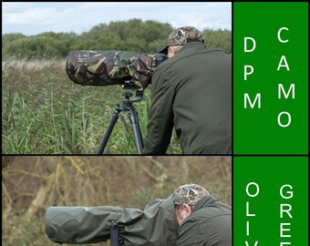 Waterproof Canon 400 mm F2.8, Camera and lens rain cover with carrying pouch, 4 Colours