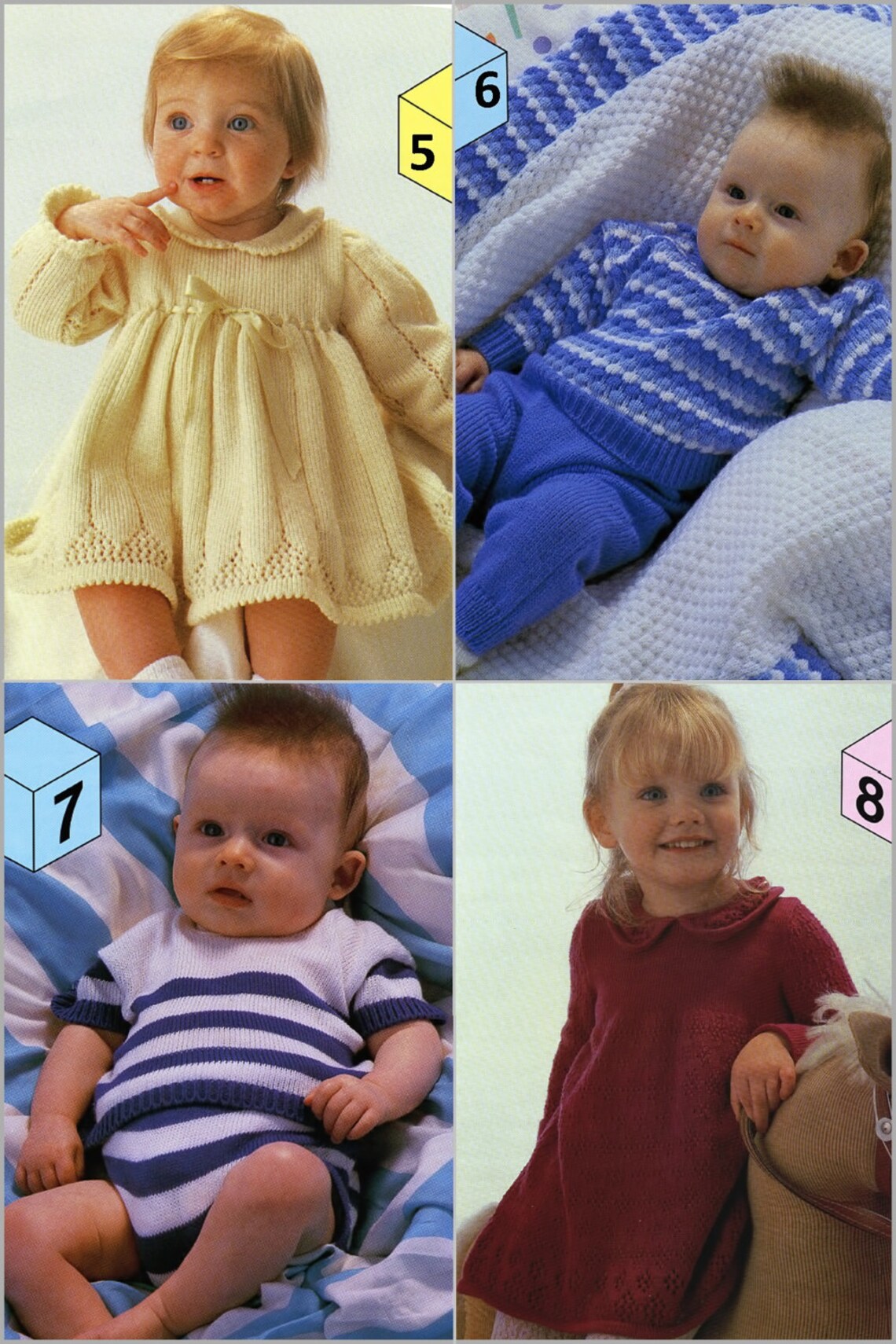 Knitting Machine PATTERNS the BROTHER Babies Collection Etsy UK