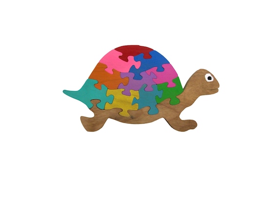 Wooden hotsell turtle puzzle