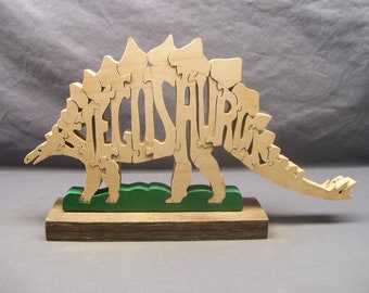 Dinosaur Puzzle Stegosaurus