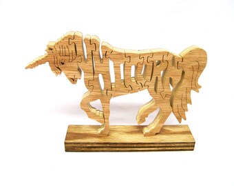 wooden unicorn horse puzzle, unicorn, unicorn puzzle, horse puzzle unicorn, wooden horse puzzle, wooden animal shaped puzzle, puzzles,