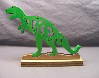 Dinosaur Puzzles T-Rex, wooden animal shaped puzzles, wooden puzzles for kids, dinosaur puzzle, wooden dinosaur puzzle,