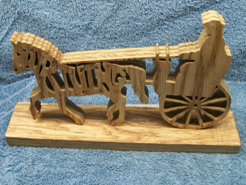 Horse Puzzle Driving Woodimals