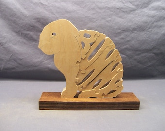 Bunny, rabbit, Easter bunny, handcrafted wood puzzles, wooden name puzzles, wooden animal puzzles, rabbit puzzles, home decor, puzzles,