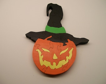 Jack O Lantern Halloween puzzle