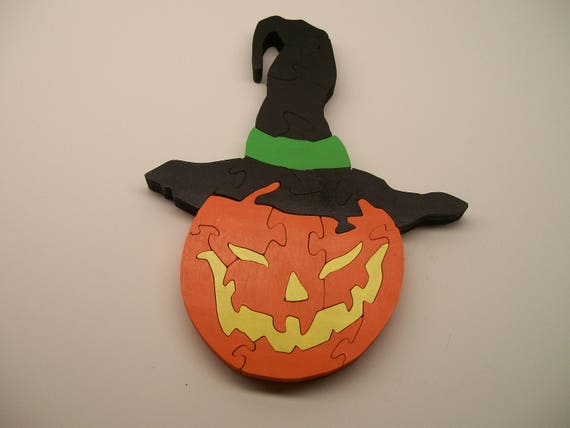 Jack O Lantern Halloween puzzle