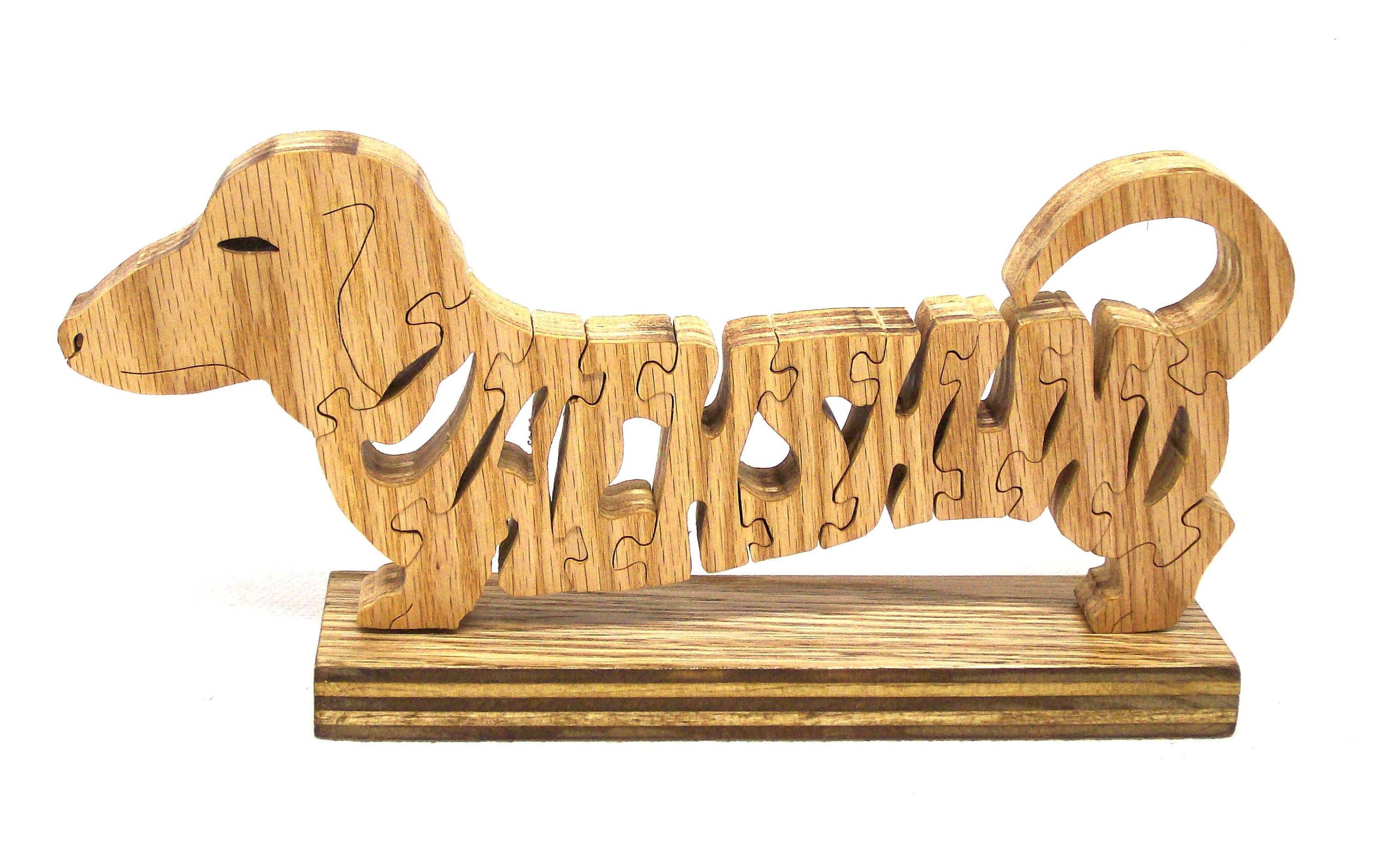 Wooden Dachshund Dog Puzzle, Wooden Dachshund Dog Puzzle, Dog Puzzle ...