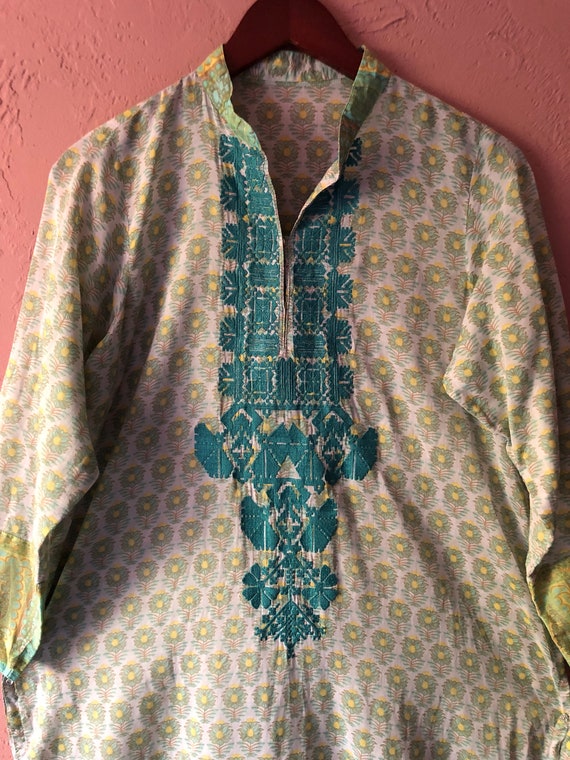 India style Kantha block print Bohemian Dress