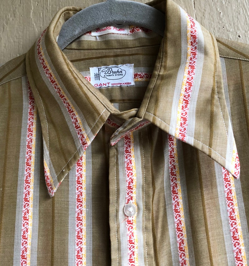 Vintage 1970s Oxford Mens Flowery