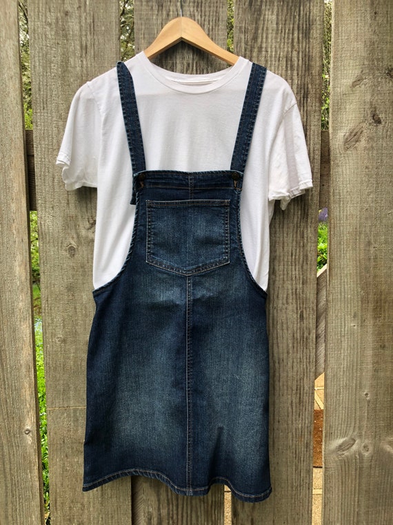 Jean Overall Romper Dress