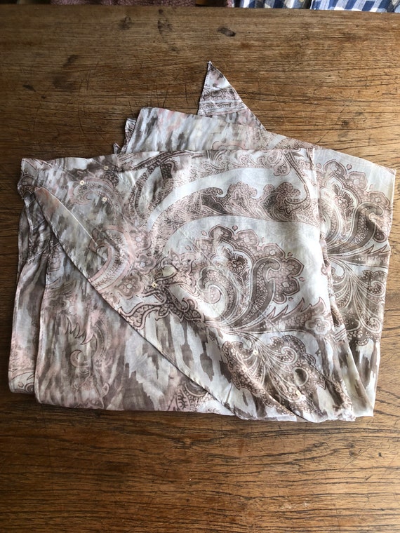 Super Soft Silk Blend Pastel Watercolor Shawl