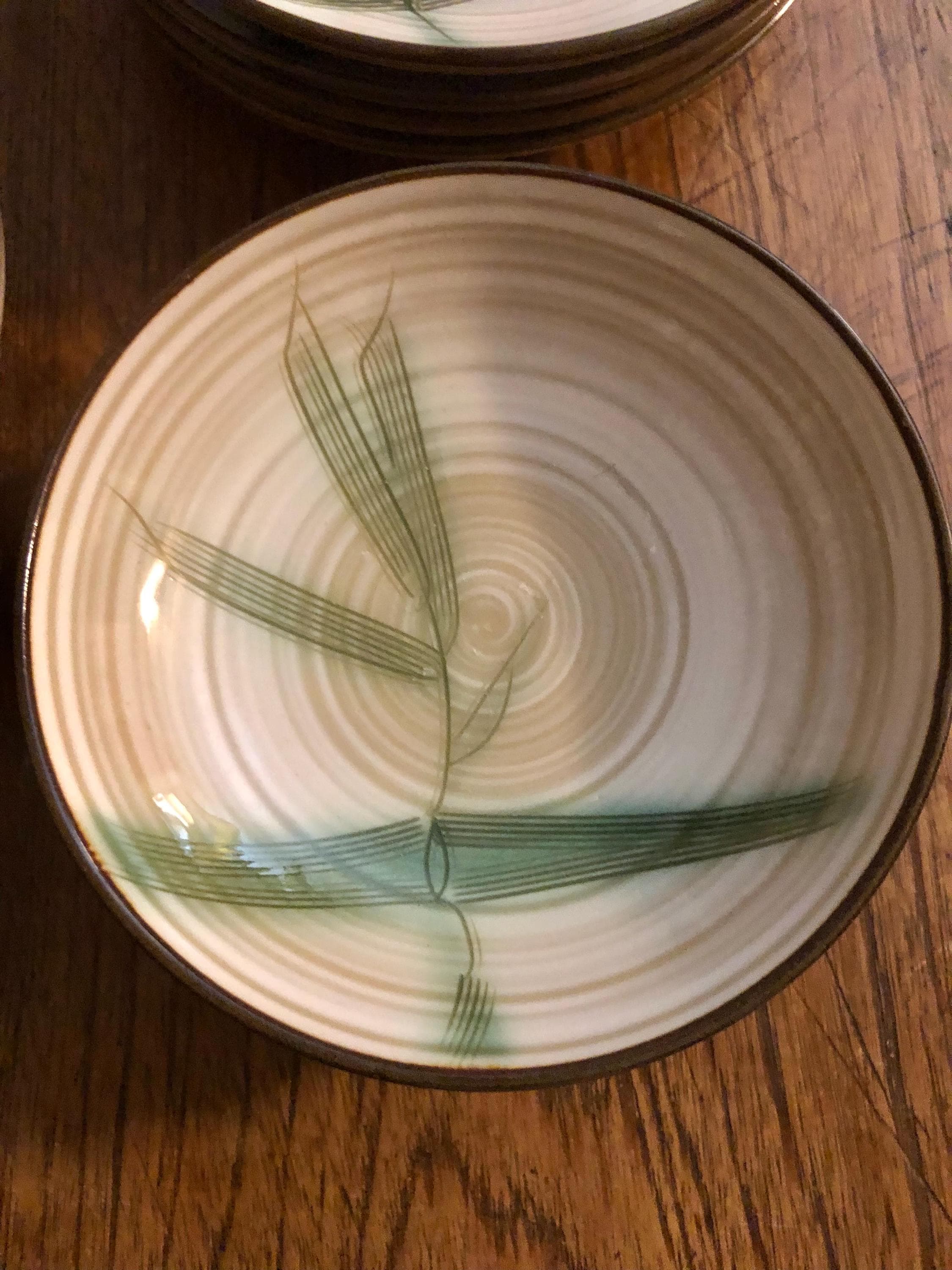 1950s ビンテージ  Bamboo  Restaurant Ware RARE COLLECTIBLE 1950s Japan Bamboo Set of 12 Dishwear Value 300+
