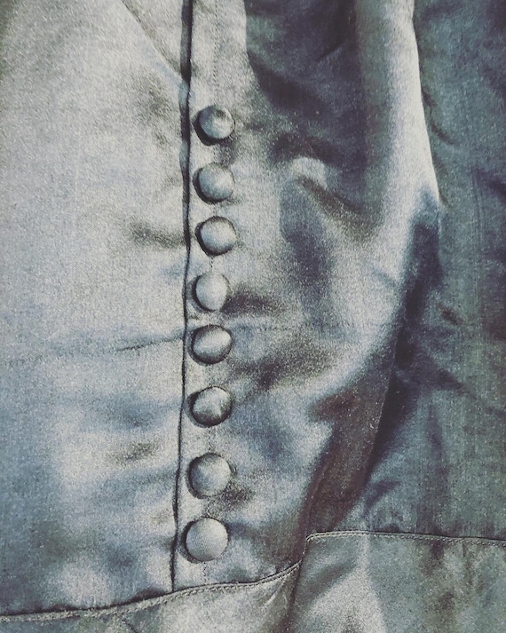 1930s Antique Carriage Dress Silk