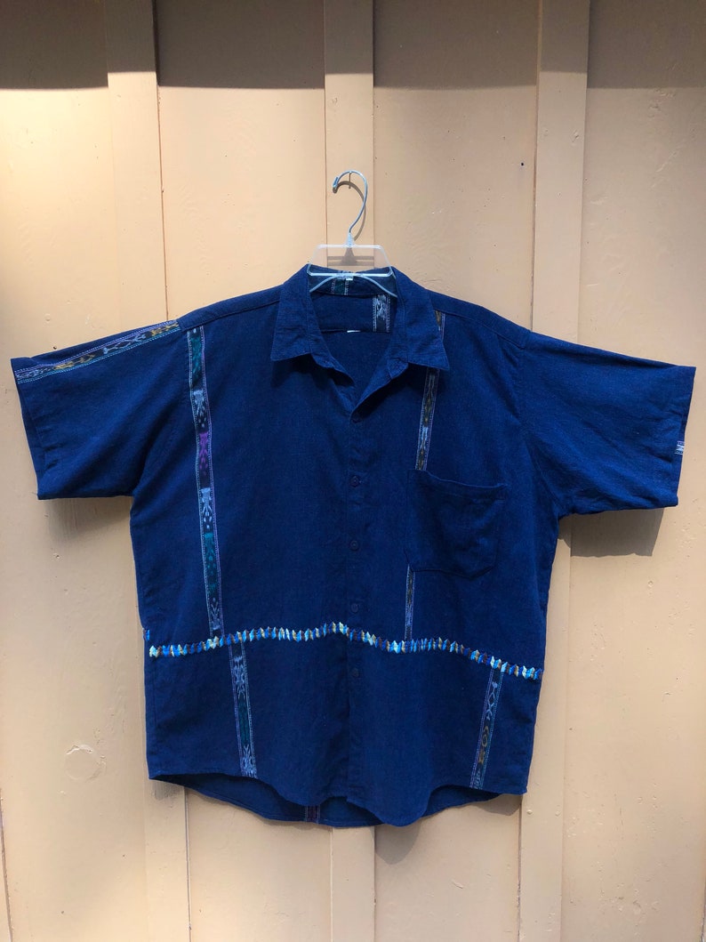 X-Large Guatamalan Mens Embroidery Shirt