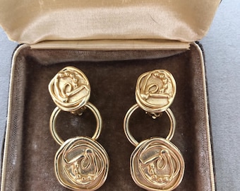 Vintage circa eind jaren 70 MIdCentury brutalistische clipoorbellen