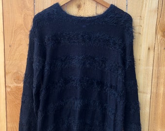 Pull rayé angora et tricot coléoptèreJuice taille grand