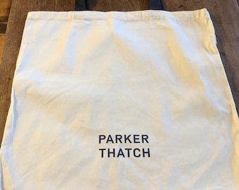 Bolsa de la compra de Los Ángeles Parker Thatch, de lona ligera y extragrande (modelo 102)
