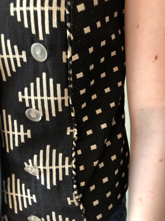 Traditional Native American patterned double brea… - image 6