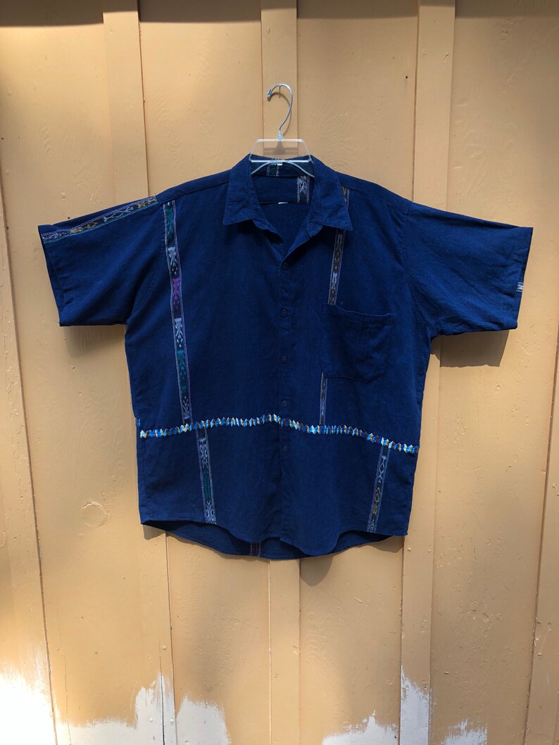 X-Large Guatamalan Mens Embroidery Shirt