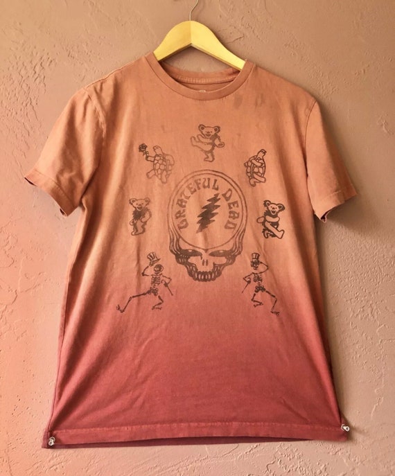 Faded Grateful Dead dyed T-shirt size small hand … - image 1