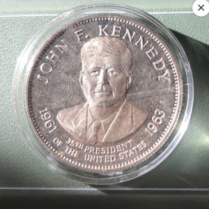 JFK Sterling commerative 1961 1963 Coin