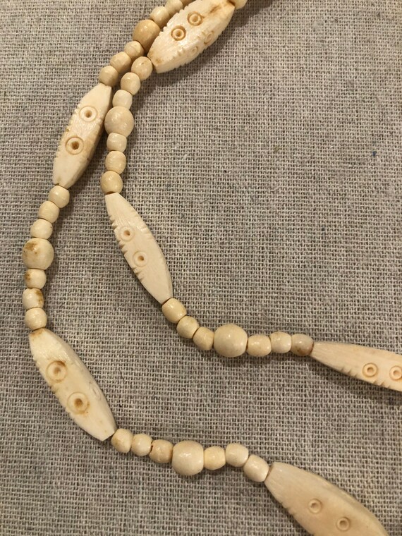 Polynesian Fisherman Bone Necklace