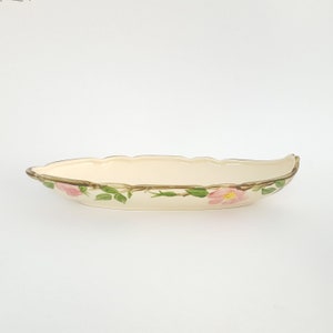 Desert Rose! Franciscan Oval Celery Serving Dish 1960s Mid Century Vintage
