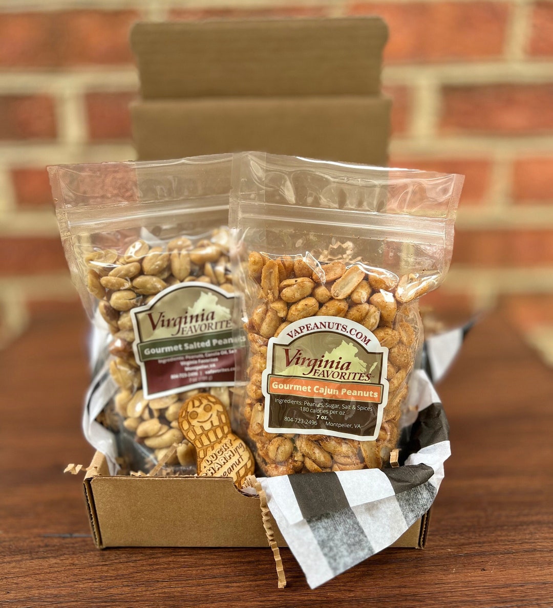Seasoned Virginia Peanut Gift Boxyou Choose Your FLAVOR Etsy