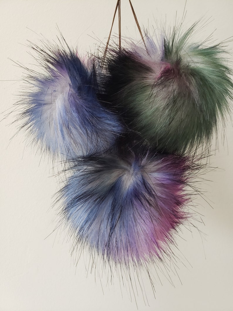 Galaxy Donuts Faux Fur Pom Pom Galaxy Donuts Faux Fur Pom Pom