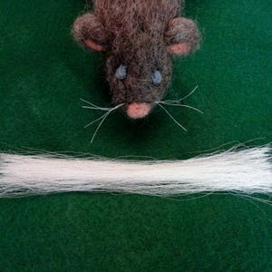 6&quot; Raw Silk for Whiskers or Hair