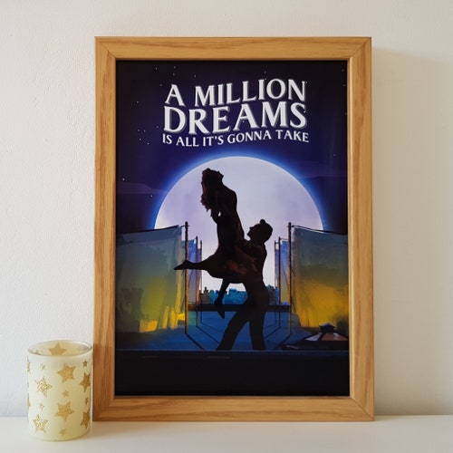 Printable Art the Greatest Showman Quote A MILLION DREAMS - Etsy