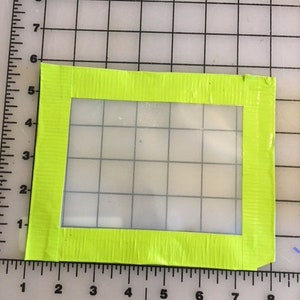 Medelstor ramlös anpassad silkscreen