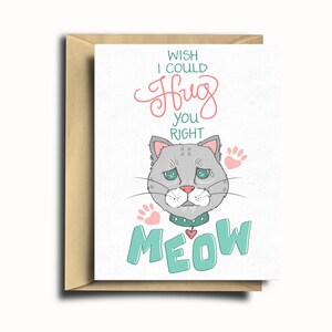 Cartão Abraço Você Meow