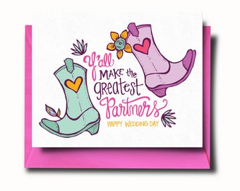 Greatest Partners Wedding Equality Greeting Card