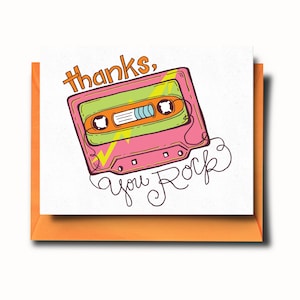 Thanks, You Rock Greeting Card