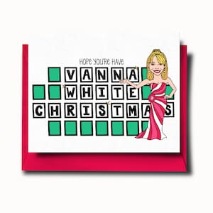 Vanna White Weihnachtsfeiertags-Grußkarten