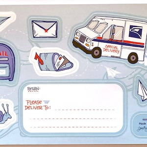 Feuille d'autocollants Pen-Pal