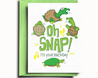 Oh Snap! Birthday Greeting Card