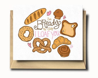 Bready Loaf Greeting Card