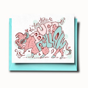 Buff Fellow Greeting Card
