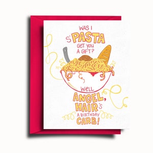 Pâtes Carb Carte de vœux