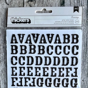 Sticko Alphabet Stickers-Silver Foil Futura Bold Large