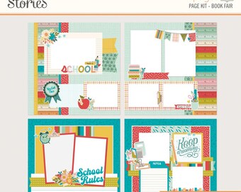 Simple Stories Book Fair School Page Kit