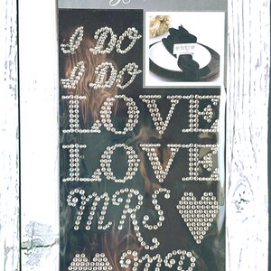 Joyas adhesivas Jolees All That Bling - Boda, Amor